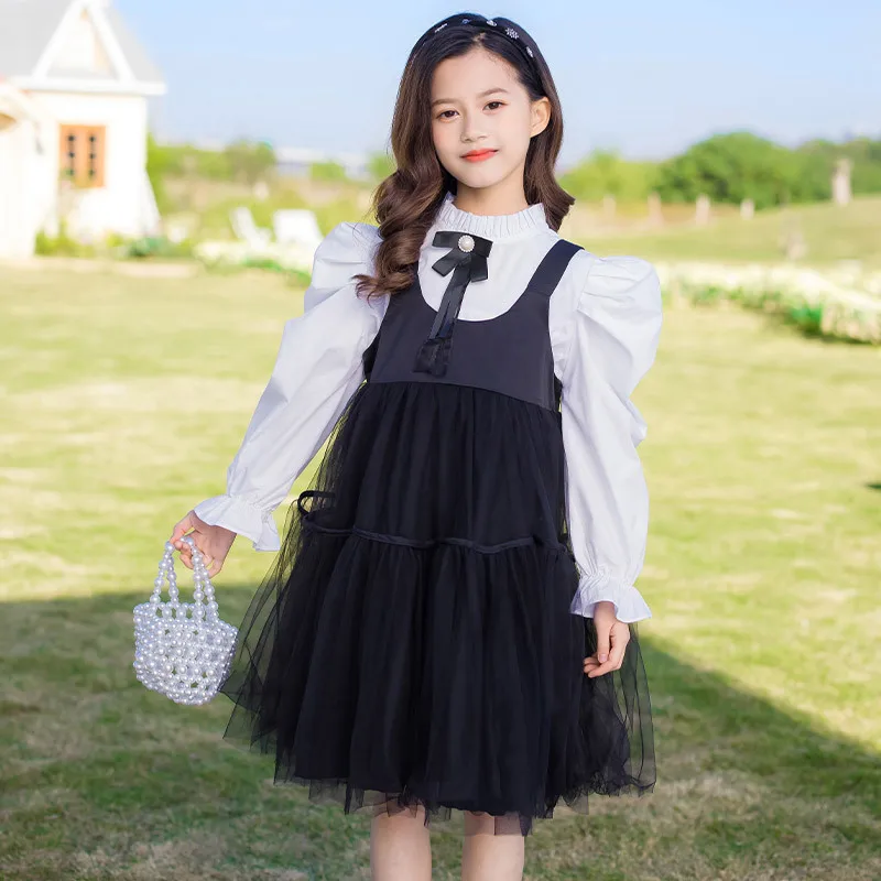 Одежда для детей; Сезон весна; Коллекция 2022 года; Одежда для девочек-подростков; Сетчатое платье принцессы на бретельках; Белая рубашка с пыш...
Одежда для детей; Сезон весна; Коллекция 2022 года; Одежда для девочек-подростков; Сетчатое платье принцессы на бретельках; Белая рубашка с пыш...