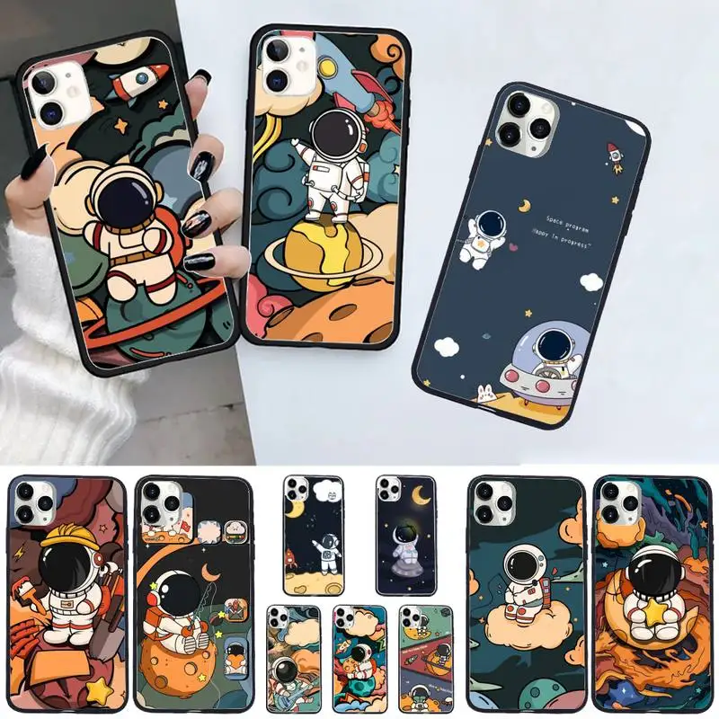 Cartoon cute space astronaut Phone Case For iphone 12 11 13 7 8 6 s plus x xs xr pro max mini shell 
Cartoon cute space astronaut Phone Case For iphone 12 11 13 7 8 6 s plus x xs xr pro max mini shell