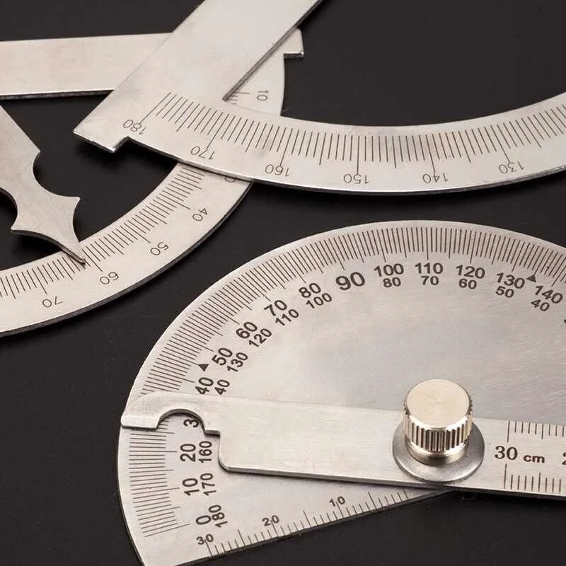 Angle Ruler 145mm180 Degree Adjustable Protractor Stainless Steel Angle Gauge Round Head Caliper Measuring Ruler
Angle Ruler 145mm180 Degree Adjustable Protractor Stainless Steel Angle Gauge Round Head Caliper Measuring Ruler