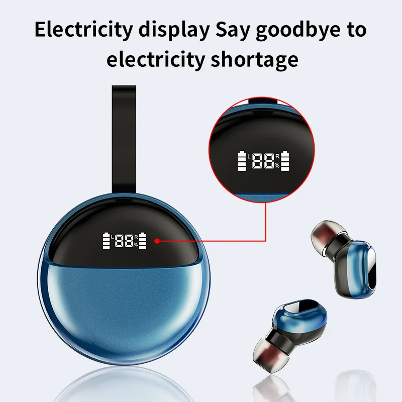 Earphones TWS Bluetooth 5.0 Wireless HIFI Music Headset Display Battery Headphones Gaming Earbuds
Earphones TWS Bluetooth 5.0 Wireless HIFI Music Headset Display Battery Headphones Gaming Earbuds