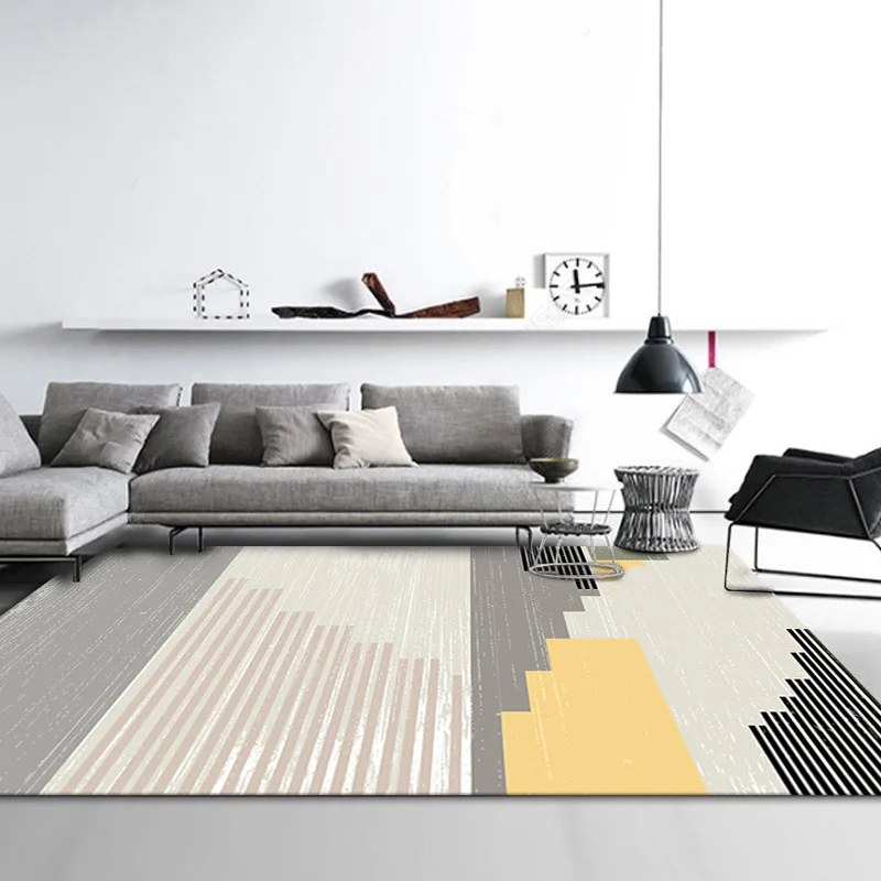 Modern Minimalist Style Geometric Abstract Bedroom Living Room Decor Carpet Home Decoration Soft Crystal Velvet Blanket Washable 
Modern Minimalist Style Geometric Abstract Bedroom Living Room Decor Carpet Home Decoration Soft Crystal Velvet Blanket Washable