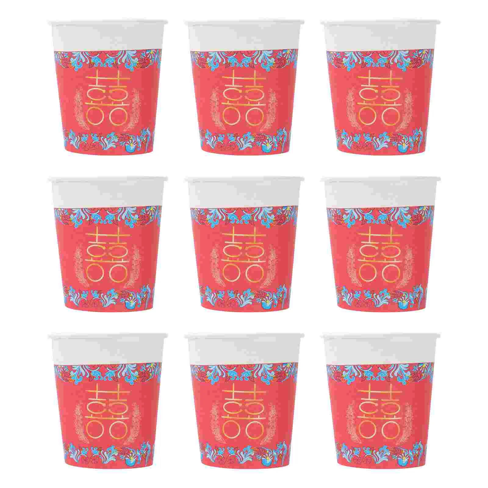 Paper Cups Wedding Cup Chinese Tea Coffee Party Disposable Drinking Red Beverage Hot Espresso Water Year Ppaer New Christmas Mug
Paper Cups Wedding Cup Chinese Tea Coffee Party Disposable Drinking Red Beverage Hot Espresso Water Year Ppaer New Christmas Mug