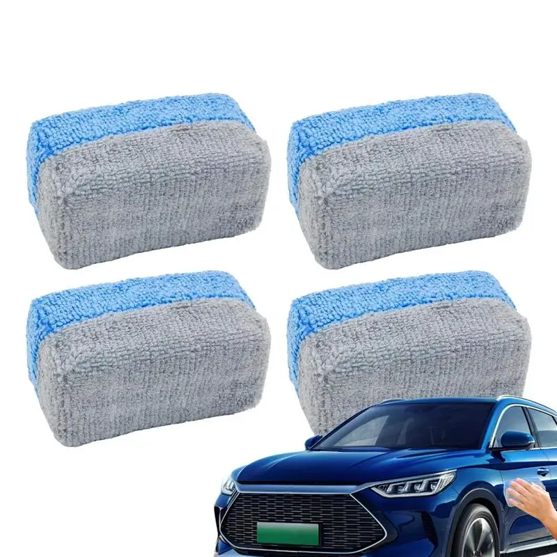 Microfiber Car Washer Sponge 4Pcs Car Wax Sponge Applicator For Auto Detailing Cleaning Car Washing Tool For SUV RV Cars
Microfiber Car Washer Sponge 4Pcs Car Wax Sponge Applicator For Auto Detailing Cleaning Car Washing Tool For SUV RV Cars