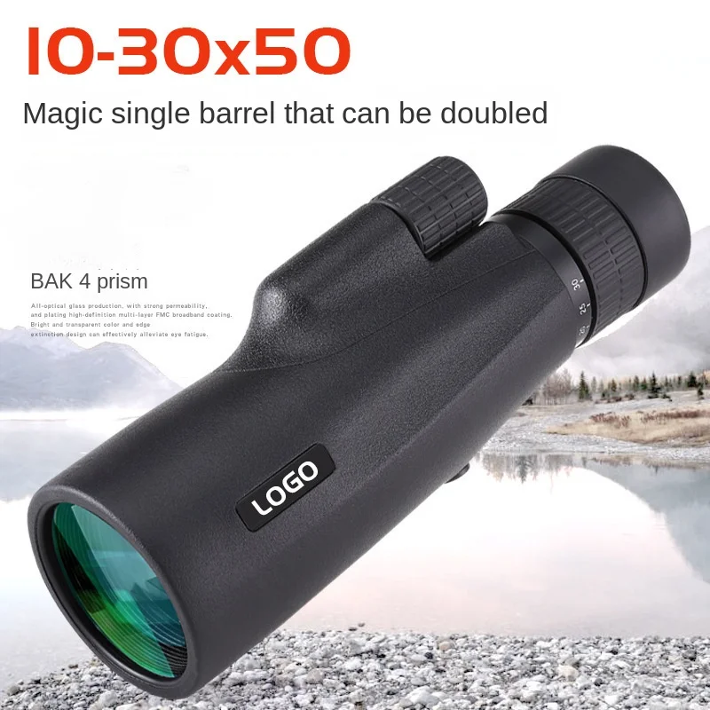 10-30×50 Zooming Monocular BKA4/FCM Long Range Spotting Scope Powerful Telescope Eyeglass For Hunting Camping Tourism 
10-30×50 Zooming Monocular BKA4/FCM Long Range Spotting Scope Powerful Telescope Eyeglass For Hunting Camping Tourism