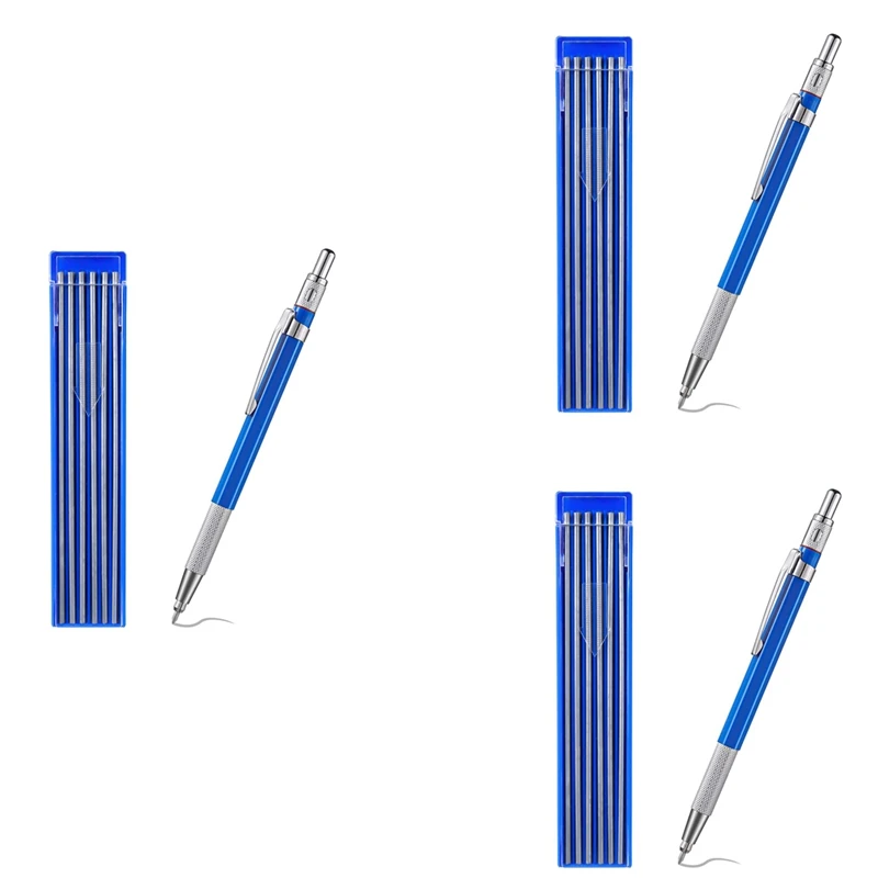 3X Mechanical Pencils Metal Marker With Builtin Sharpener For Pipe Fitter Welder Steel Construction Fabrication
3X Mechanical Pencils Metal Marker With Builtin Sharpener For Pipe Fitter Welder Steel Construction Fabrication