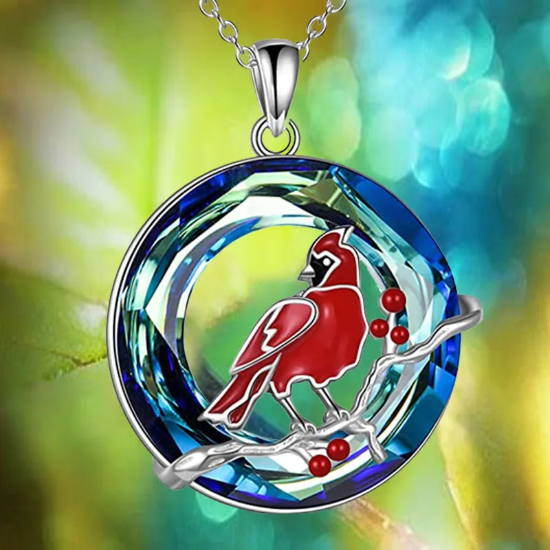 Classic Fashion Elegant New Cardinal Bird Ring Necklace Women's Necklace Women's Accessories Birthday Gifts Anniversary Gifts 
Classic Fashion Elegant New Cardinal Bird Ring Necklace Women's Necklace Women's Accessories Birthday Gifts Anniversary Gifts