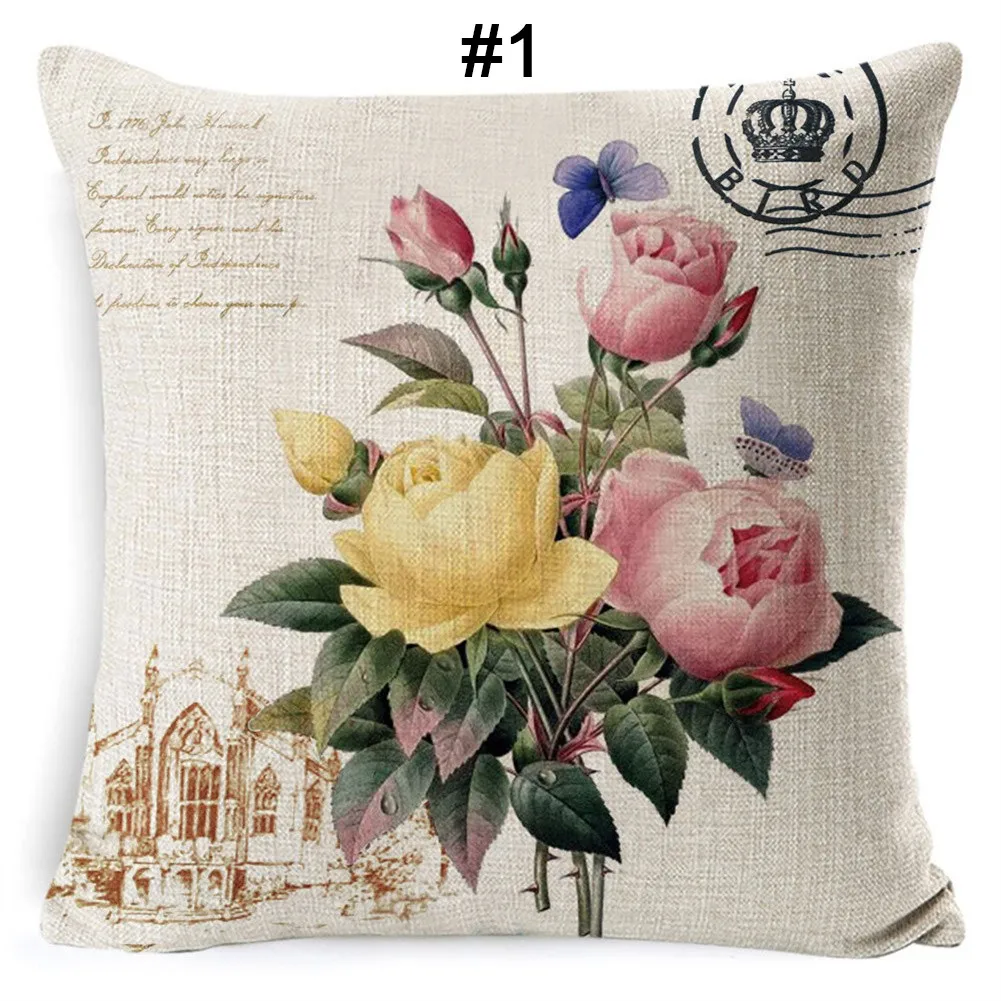 45cmx45cm Square Retro Pillow Case Colorful Single Side Flowers Printing Pillows Sofa Cotton Linen Cushions Home Textile Decor
45cmx45cm Square Retro Pillow Case Colorful Single Side Flowers Printing Pillows Sofa Cotton Linen Cushions Home Textile Decor