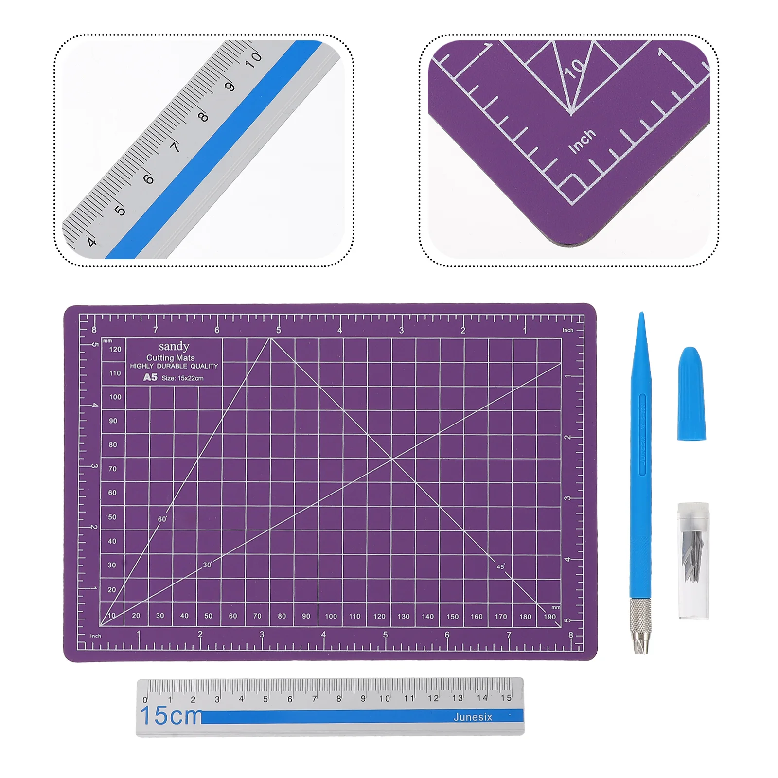 Cutting Mats Cutting Mat Kits Precision Scarpbook Scrapbook Ruler Major Cutting Board Suit Hand tools
Cutting Mats Cutting Mat Kits Precision Scarpbook Scrapbook Ruler Major Cutting Board Suit Hand tools