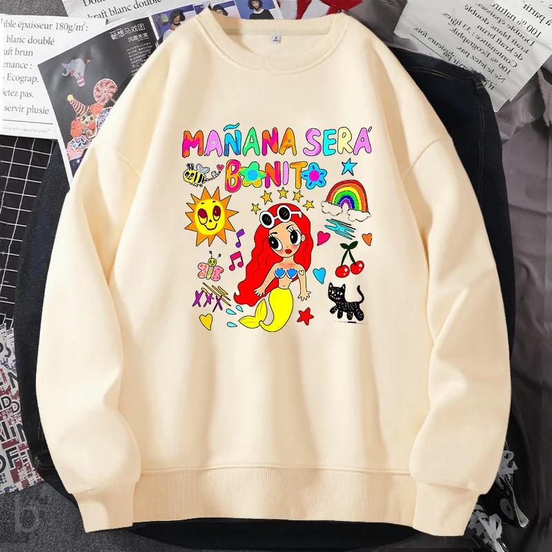 Manana Sera Bonito Sweatshirts Pullover Karol G Merch Album Hoodies Women Oversized Funny Music Spring Sweatshirt Women Clothes
Manana Sera Bonito Sweatshirts Pullover Karol G Merch Album Hoodies Women Oversized Funny Music Spring Sweatshirt Women Clothes