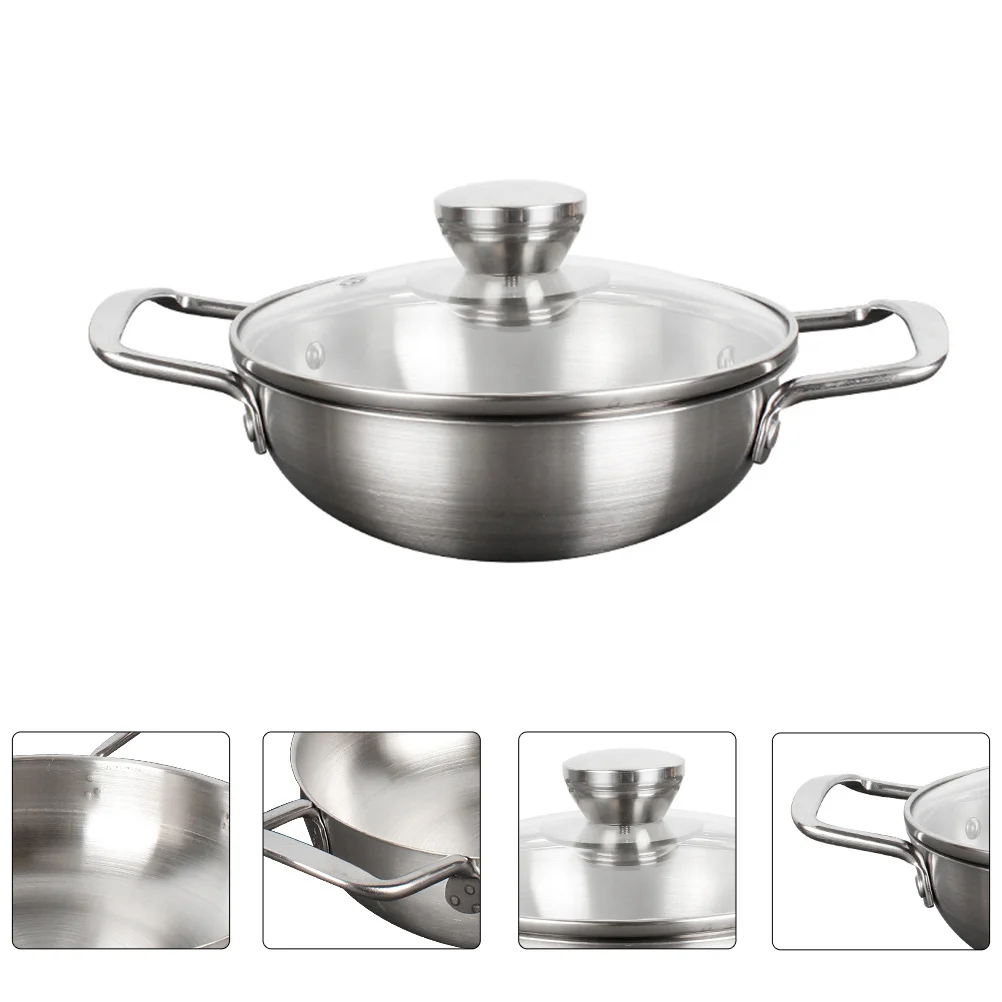 1 Set Soup Pot Stew Pot Mandarin Duck Pot Metal Saucepan Pasta Cooking Pot Stainless Steel Everyday Pan 
1 Set Soup Pot Stew Pot Mandarin Duck Pot Metal Saucepan Pasta Cooking Pot Stainless Steel Everyday Pan