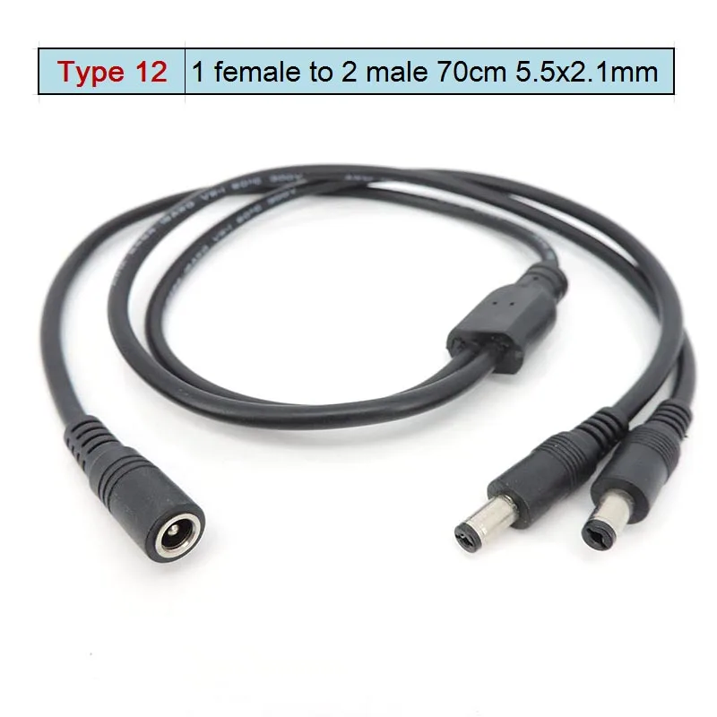 Разветвитель кабеля питания 5,5*2,1 мм 2,5 мм
Разветвитель кабеля питания 5,5*2,1 мм 2,5 мм