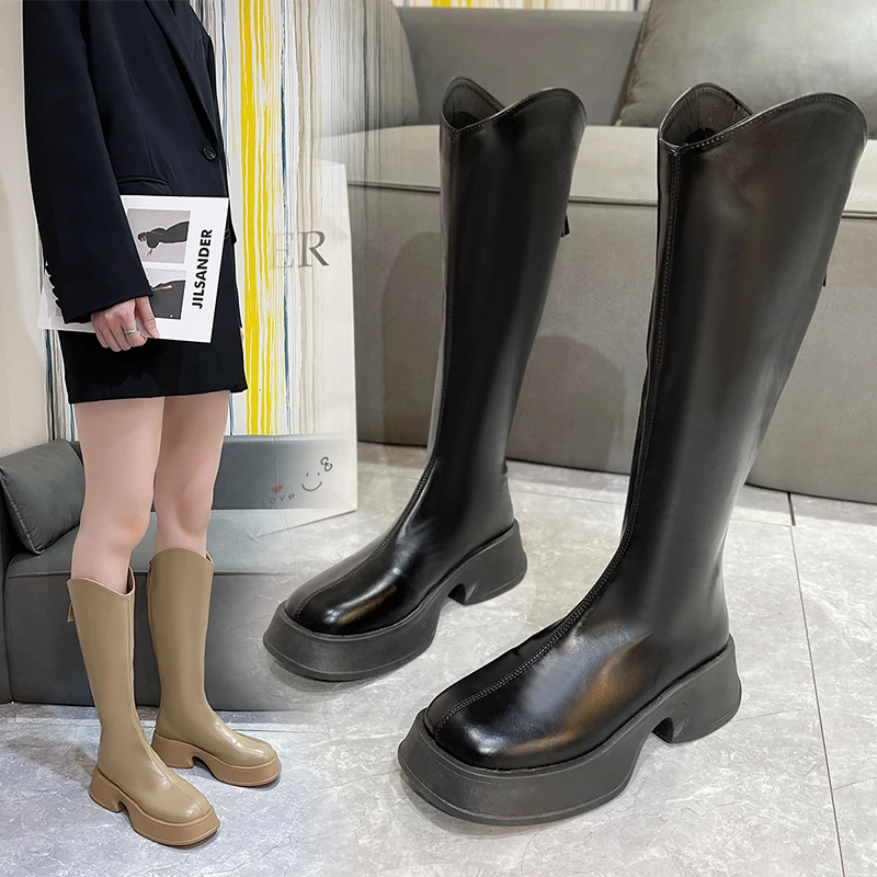 Autumn Women's Mid Calf Western Boots Female 2021 Chunky High Heels Platform Vintage Retro Shoes Elegant Goth Motorcycle Boots
Autumn Women's Mid Calf Western Boots Female 2021 Chunky High Heels Platform Vintage Retro Shoes Elegant Goth Motorcycle Boots