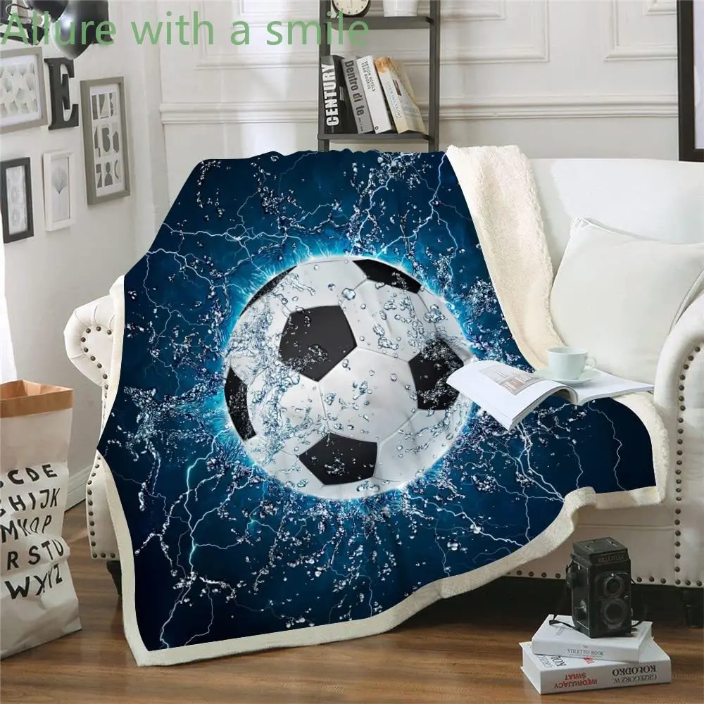 Football Blanket 3D Printing Sherpa Exercise Blanket Blue Water Football Fans Soft Comfortable Blanket Sofa Football Gift
Football Blanket 3D Printing Sherpa Exercise Blanket Blue Water Football Fans Soft Comfortable Blanket Sofa Football Gift