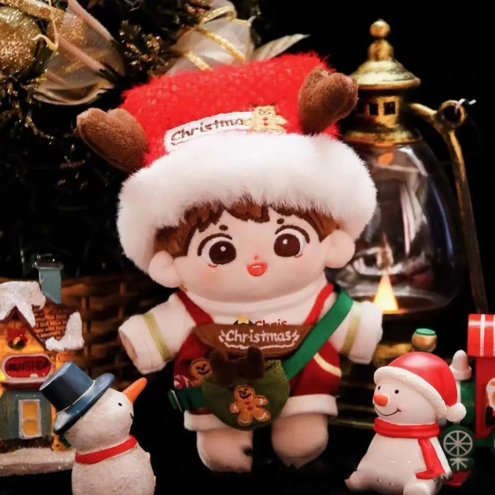 Knitted Cotton Doll Christmas Clothes Fashion Caps Bags T-shirt Rompers Mini Idol Doll Outfit for Cotton Stuffed Dolls
Knitted Cotton Doll Christmas Clothes Fashion Caps Bags T-shirt Rompers Mini Idol Doll Outfit for Cotton Stuffed Dolls