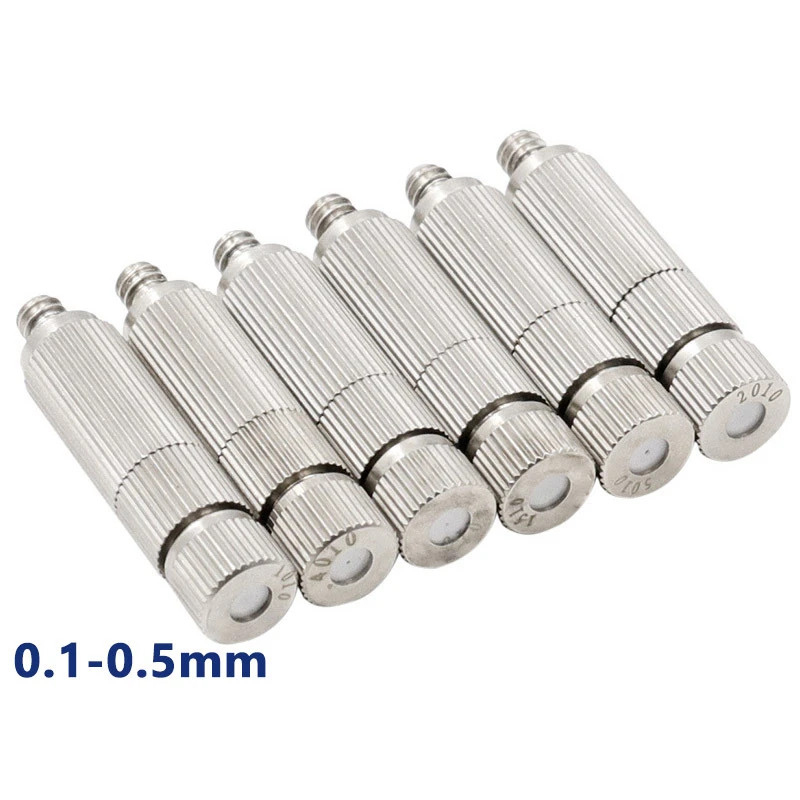6pcs/set High Pressure Atomizing Nozzle Professional Drip Proof Fine Nozzle Dust-removing Humidifier Spray Head With Filter
6pcs/set High Pressure Atomizing Nozzle Professional Drip Proof Fine Nozzle Dust-removing Humidifier Spray Head With Filter