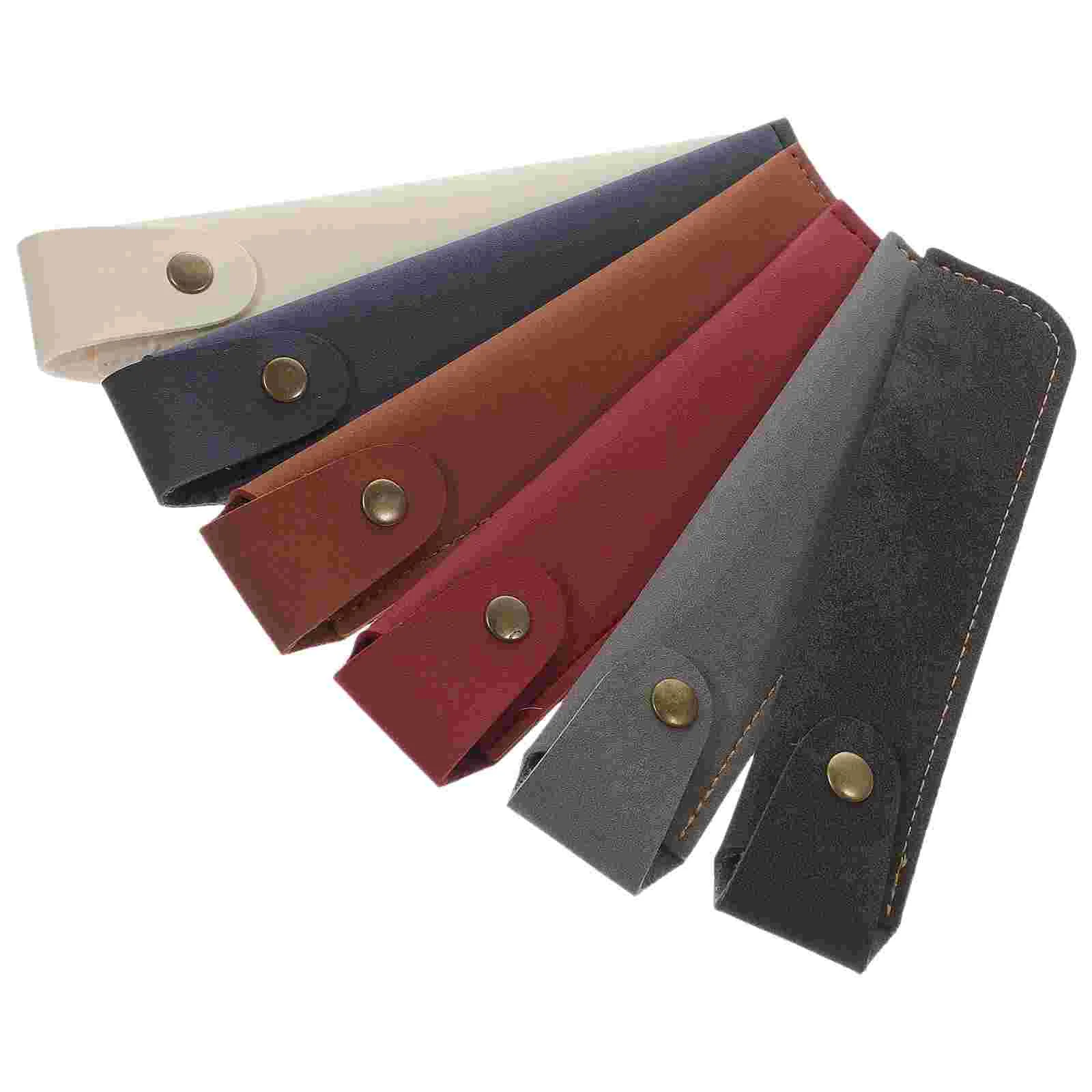 6 Pcs Pen Case Fountain Sleeve Holder Notebook Elasticity Pouch Pu Single 
6 Pcs Pen Case Fountain Sleeve Holder Notebook Elasticity Pouch Pu Single