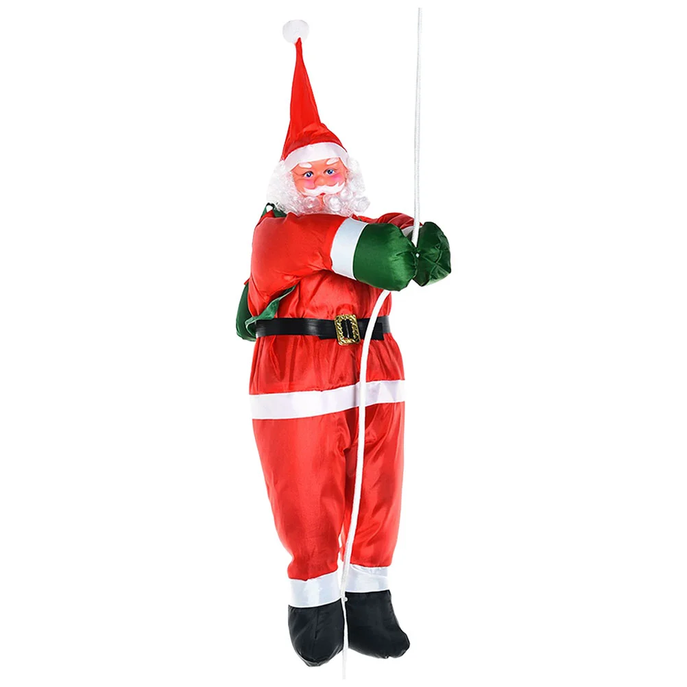 Рождественское скалолазание Санта Клаус, искусственное украшение, украшение, фигурный костюм, украшение для дома 
Рождественское скалолазание Санта Клаус, искусственное украшение, украшение, фигурный костюм, украшение для дома