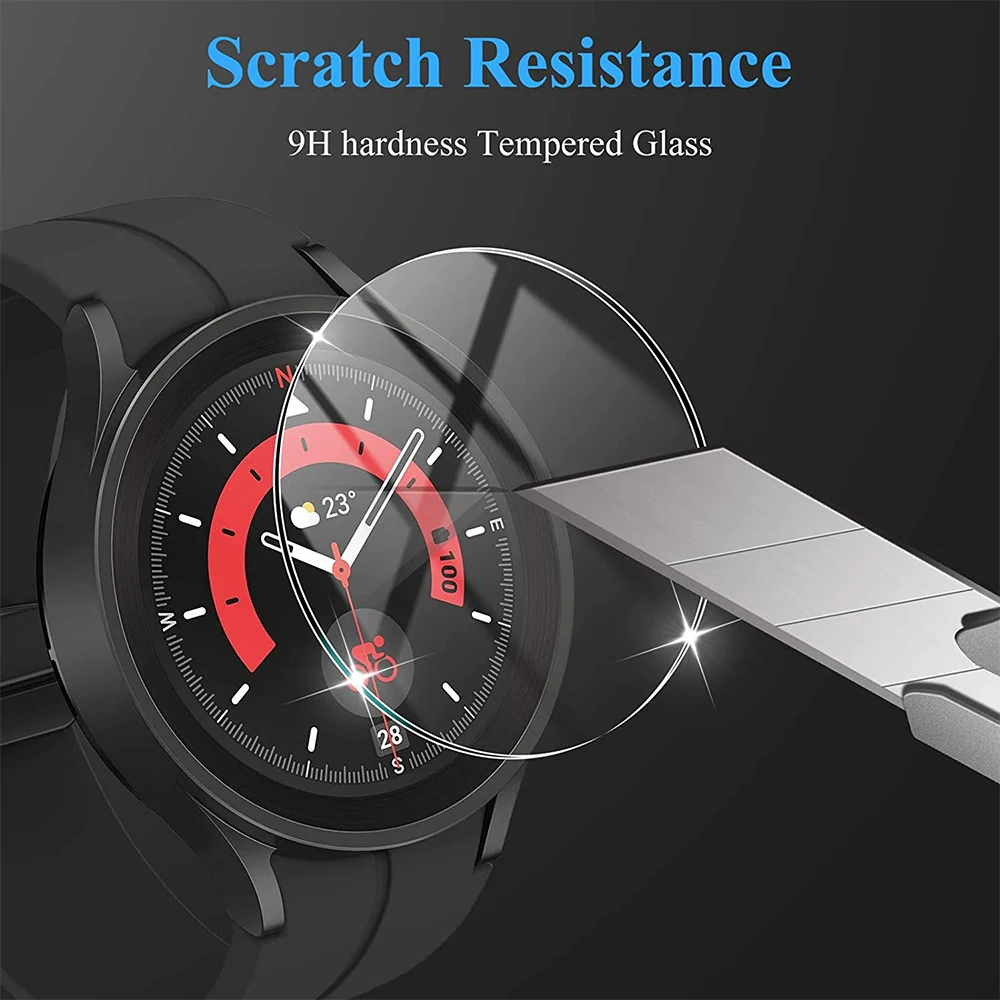 Tempered Glass for Samsung Galaxy Watch 5 Pro/5/4 40mm 44mm Screen Protector Anti-Scratch for Galaxy Watch 5 Pro/5/4 Smartwatch
Tempered Glass for Samsung Galaxy Watch 5 Pro/5/4 40mm 44mm Screen Protector Anti-Scratch for Galaxy Watch 5 Pro/5/4 Smartwatch