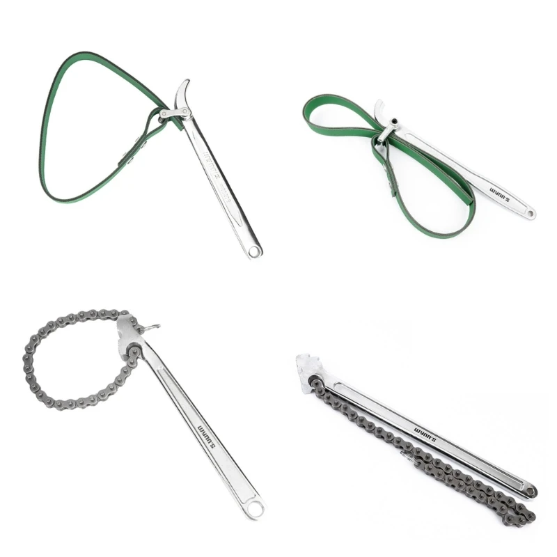 Multi Purpose Adjustable Chain Belt Oil Filter Removal Wrench Fine Tooth Jaw Reversible Chain Style Pipe Fitter Drop Shipping
Multi Purpose Adjustable Chain Belt Oil Filter Removal Wrench Fine Tooth Jaw Reversible Chain Style Pipe Fitter Drop Shipping