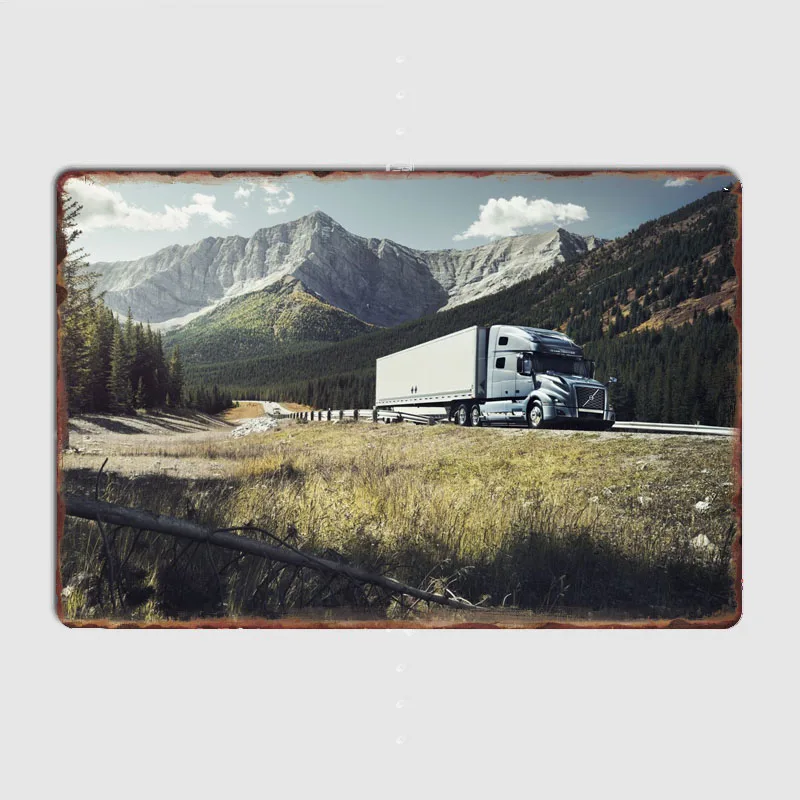 Truck and Landscape Poster Metal Poster Retro Garage Living Room Decorations For Men Wall Custom Tin Vintage Home Decor
Truck and Landscape Poster Metal Poster Retro Garage Living Room Decorations For Men Wall Custom Tin Vintage Home Decor