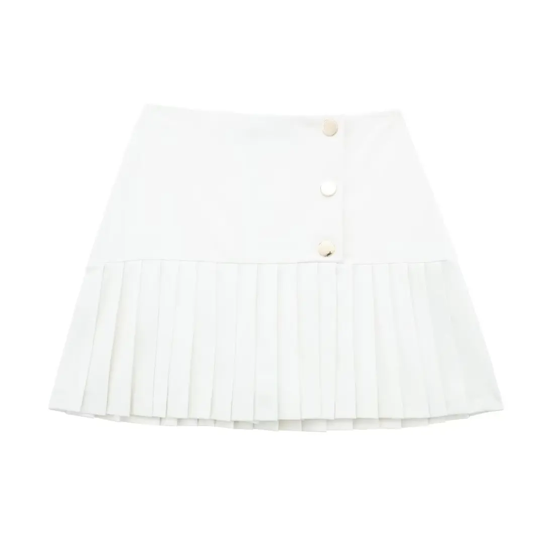 Women 2023 New Chic Fashion Wide fold Mini Skirt Vintage High Waist Paikou Female Skirts Mujer
Women 2023 New Chic Fashion Wide fold Mini Skirt Vintage High Waist Paikou Female Skirts Mujer