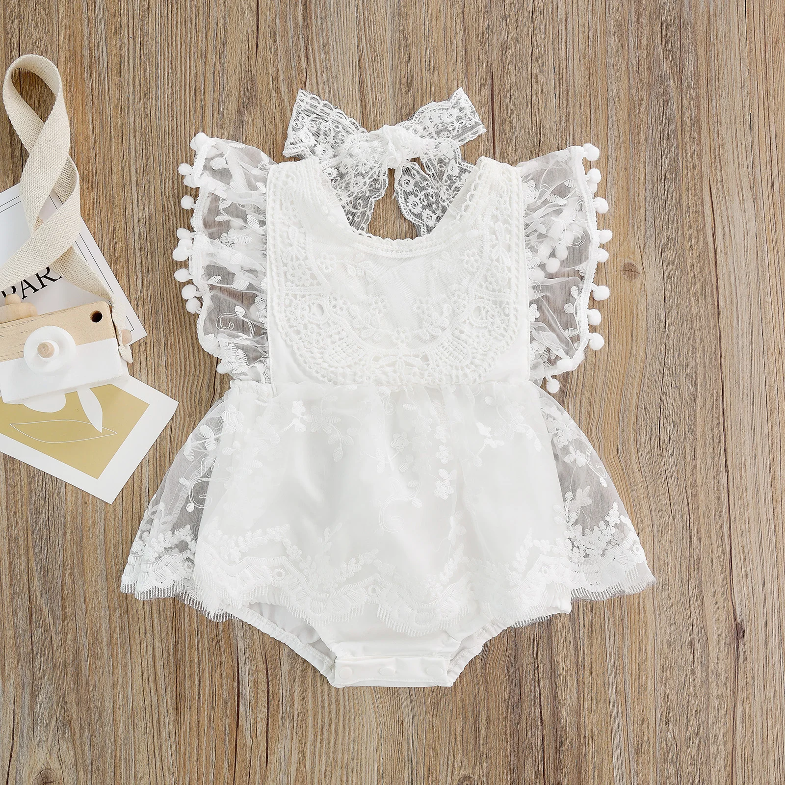 2022-04-07 Lioraitiin 0-24M Infant Baby Girls Bodysuit Sweet Style Flower Fly Sleeve Plush Ball Decoration Lace Tie Up Jumpsuit
2022-04-07 Lioraitiin 0-24M Infant Baby Girls Bodysuit Sweet Style Flower Fly Sleeve Plush Ball Decoration Lace Tie Up Jumpsuit