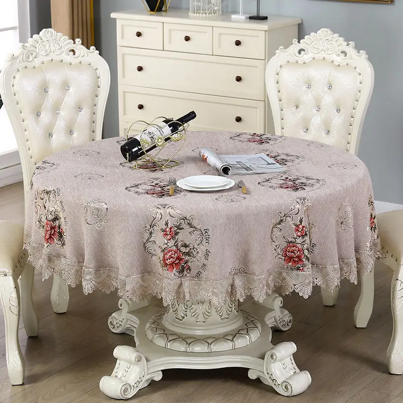 European Style Tea Coffee Table Cover Embroidery Round Tablecloth Lace Decorative Table Cloth Dining Tablecloth for Wedding
European Style Tea Coffee Table Cover Embroidery Round Tablecloth Lace Decorative Table Cloth Dining Tablecloth for Wedding