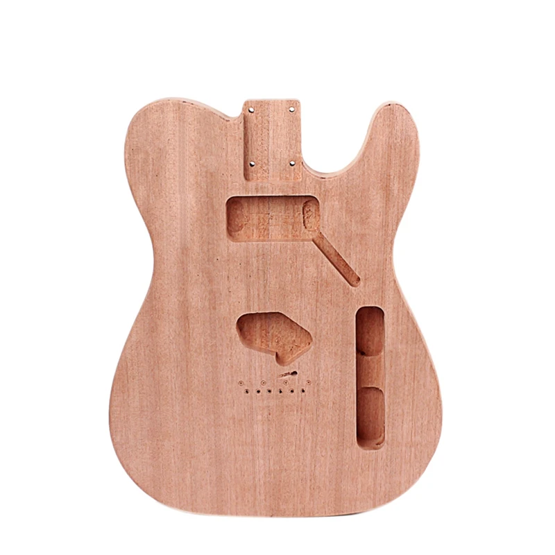 Mahogany Polished Electric Guitar Body Wood Blank Barrel For TL Tele Humbuck Pickup Hole 
Mahogany Polished Electric Guitar Body Wood Blank Barrel For TL Tele Humbuck Pickup Hole