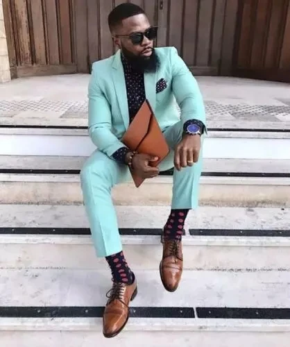 Latest Turquoise Men's Suits Wedding Tuxedos 2 Pieces Party Groom Prom Slim Fit Notched Lapel Terno Masculino Blazer For Man
Latest Turquoise Men's Suits Wedding Tuxedos 2 Pieces Party Groom Prom Slim Fit Notched Lapel Terno Masculino Blazer For Man