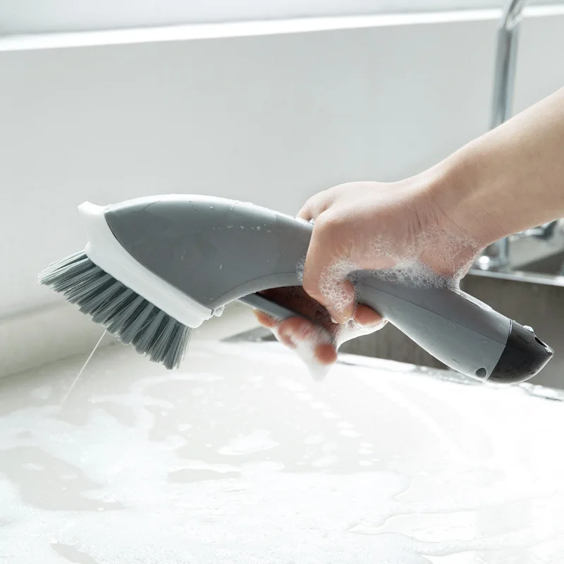 Liquid Filling Long Handle Cleaning Brush Household Stove Brush Kitchen Washing Pot Brush Ceramic Tile Sink Gap Cleaning Brush
Liquid Filling Long Handle Cleaning Brush Household Stove Brush Kitchen Washing Pot Brush Ceramic Tile Sink Gap Cleaning Brush