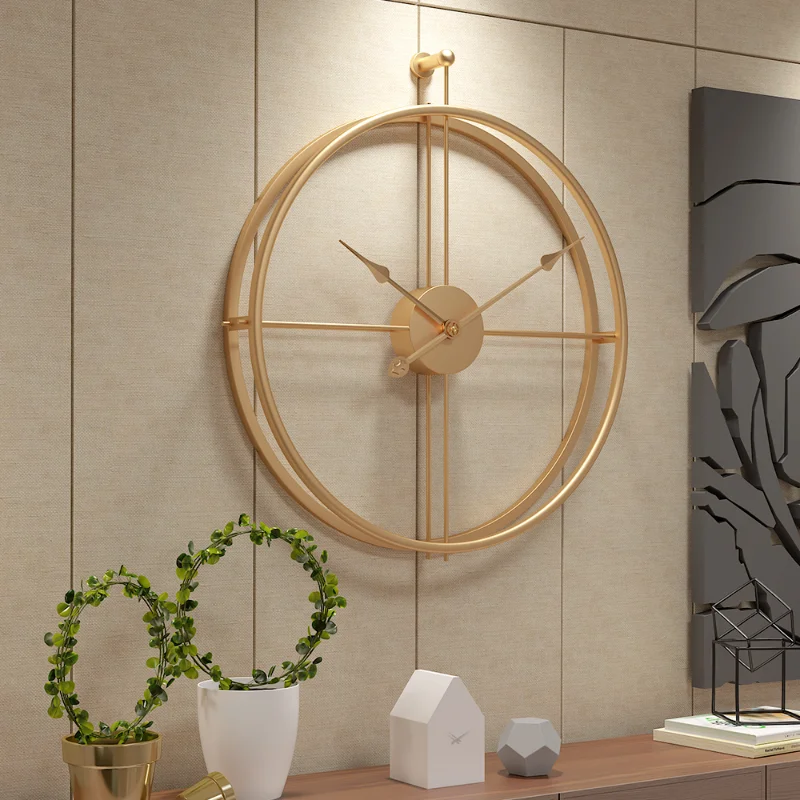 Minimalist Modern Living Room Clock Wall Hanging Silent Nordic Large Wall Clock Retro Gold Relogio De Parede Wall Decoration
Minimalist Modern Living Room Clock Wall Hanging Silent Nordic Large Wall Clock Retro Gold Relogio De Parede Wall Decoration