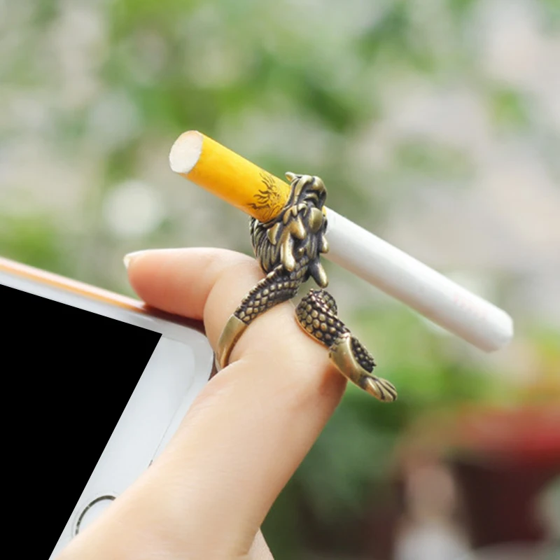 Кольцо-зажим для сигарет в Форме Дракона, гаджеты для мужчин, винтажные аксессуары для курительной трубки, держатель для сигарет, модные акс...
Кольцо-зажим для сигарет в Форме Дракона, гаджеты для мужчин, винтажные аксессуары для курительной трубки, держатель для сигарет, модные акс...