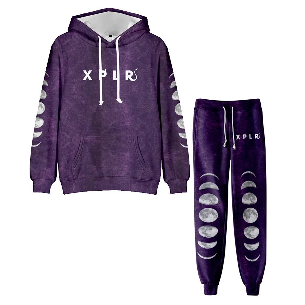 2022 XPLR Hell Week 22 Cloud Hoodies Two Piece Set New Sam and Colby Sweatshirts Pants Suit Red Tie Dye Hoodie+Sweatpants Sets
2022 XPLR Hell Week 22 Cloud Hoodies Two Piece Set New Sam and Colby Sweatshirts Pants Suit Red Tie Dye Hoodie+Sweatpants Sets