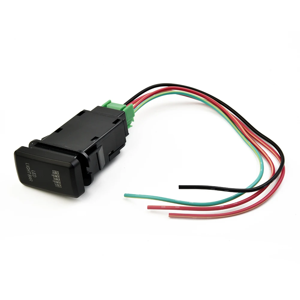 LED Push Switch Light For Toyota Kit Plastic 12V Single Pole Waterproof 39x21mm ABS Cable Connector Heavy duty
LED Push Switch Light For Toyota Kit Plastic 12V Single Pole Waterproof 39x21mm ABS Cable Connector Heavy duty