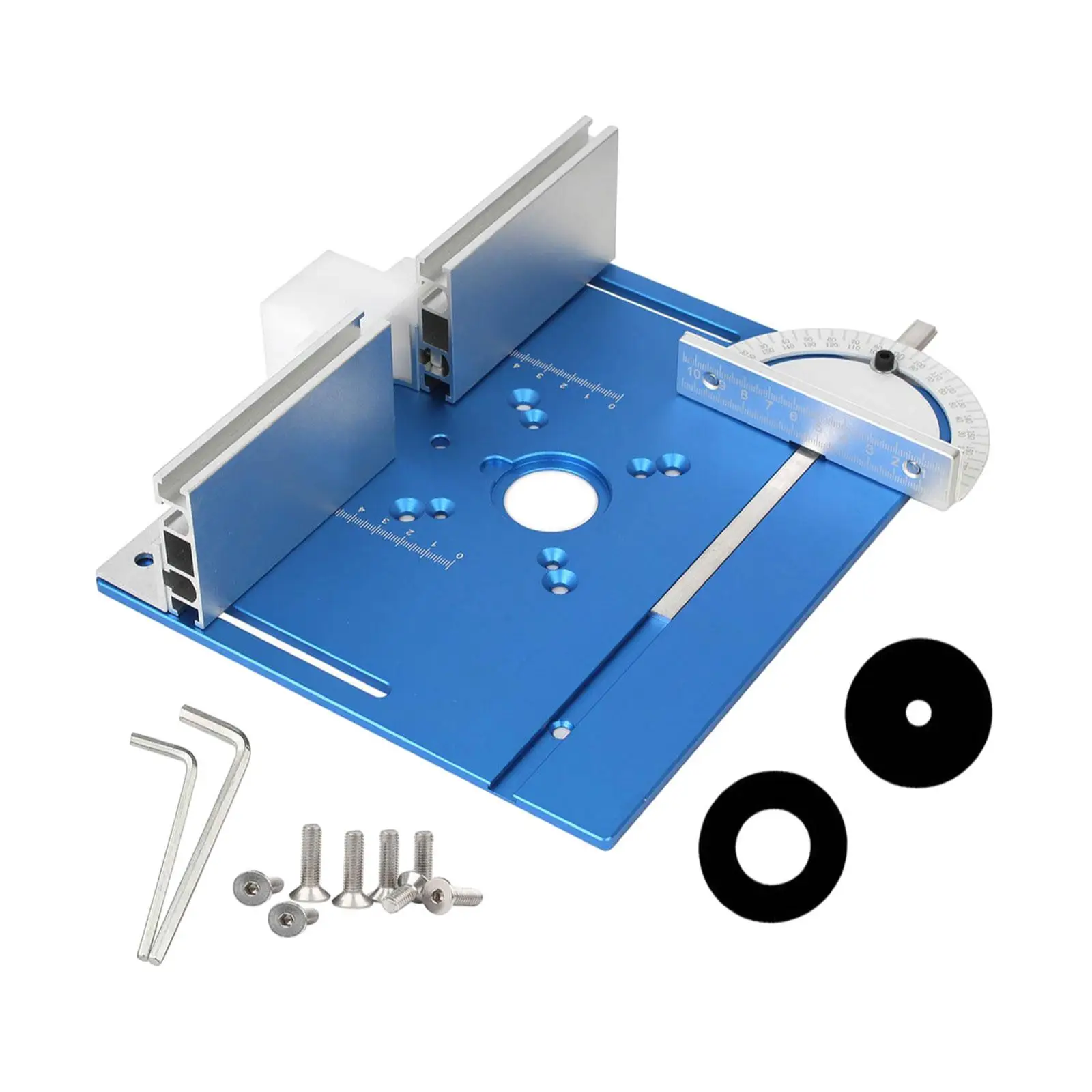 Aluminium Router Table Insert Plate Aluminium Fence Sliding Bracket Multifunctional Router Templates Wood Milling Flip Board
Aluminium Router Table Insert Plate Aluminium Fence Sliding Bracket Multifunctional Router Templates Wood Milling Flip Board