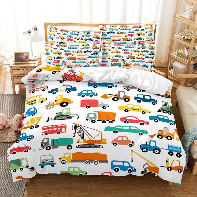 Cartoon Car Bedding Set Duvet Cover 3d Bedding Set Boys' Game Quilt Cover Queen Duvet Cover Set Fashion Design Bedding Sets
Cartoon Car Bedding Set Duvet Cover 3d Bedding Set Boys' Game Quilt Cover Queen Duvet Cover Set Fashion Design Bedding Sets
