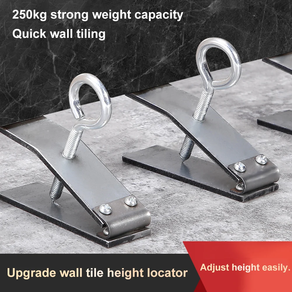 Tile Height Regulator Adjustable 1-5.5cm Wall Ceramic Tile Locator 250KG Support Galvanized Steel Tile Lifter Leveling Device
Tile Height Regulator Adjustable 1-5.5cm Wall Ceramic Tile Locator 250KG Support Galvanized Steel Tile Lifter Leveling Device