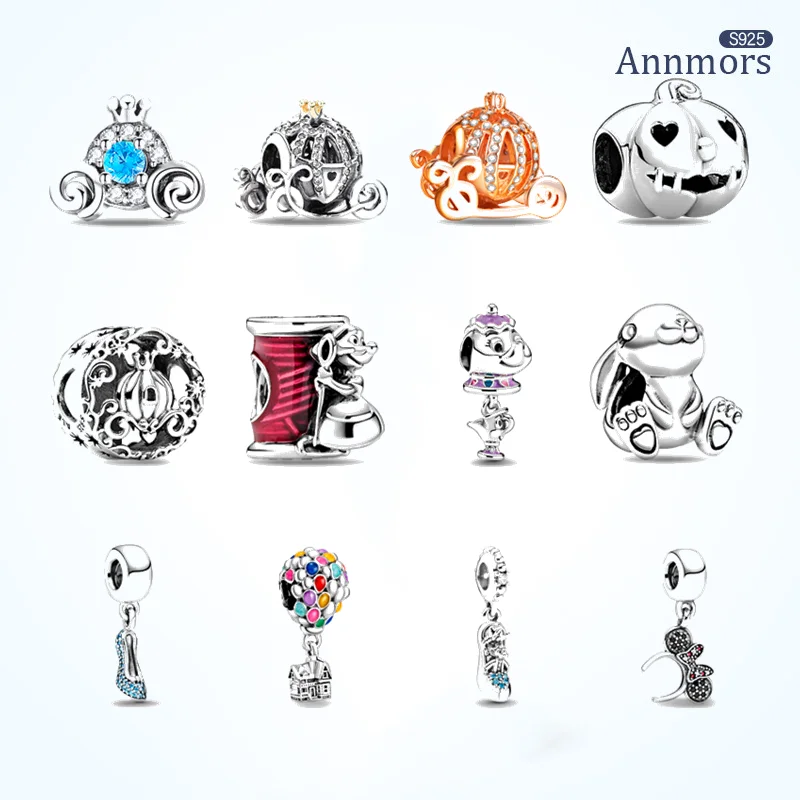 Original Silver Plating Fits Pandora Bracelet Cartoon Series Charm Golden Pumpkin Cart Hot Air Balloon Beads Jewelry Make
Original Silver Plating Fits Pandora Bracelet Cartoon Series Charm Golden Pumpkin Cart Hot Air Balloon Beads Jewelry Make
