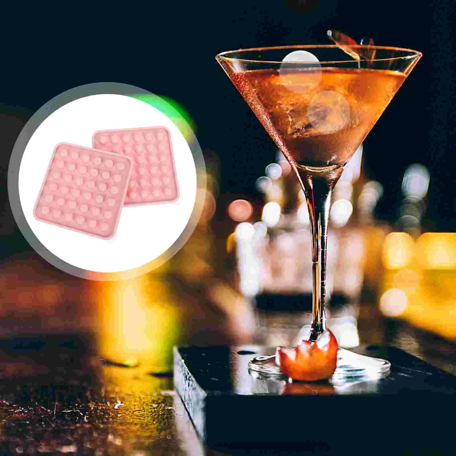 Round Silicone Ice Cube Tray with Lid for Freezer DIY 14-Cavity Soft Bottom Mold Maker for Mini Refrigerator Ice Cream Chill
Round Silicone Ice Cube Tray with Lid for Freezer DIY 14-Cavity Soft Bottom Mold Maker for Mini Refrigerator Ice Cream Chill