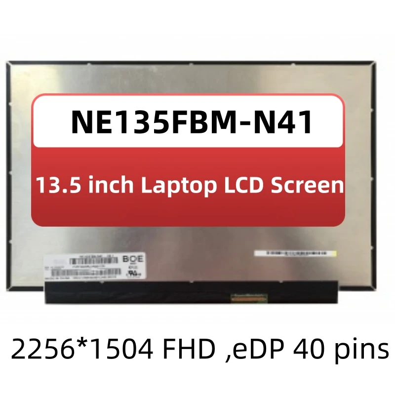 

13.5 inch laptop LCD Screen NE135FBM-N41 V8.0 for Acer Swift 3 SF313-52 SF313-53 Display matrix panel replacement 2256*1504 IPS
