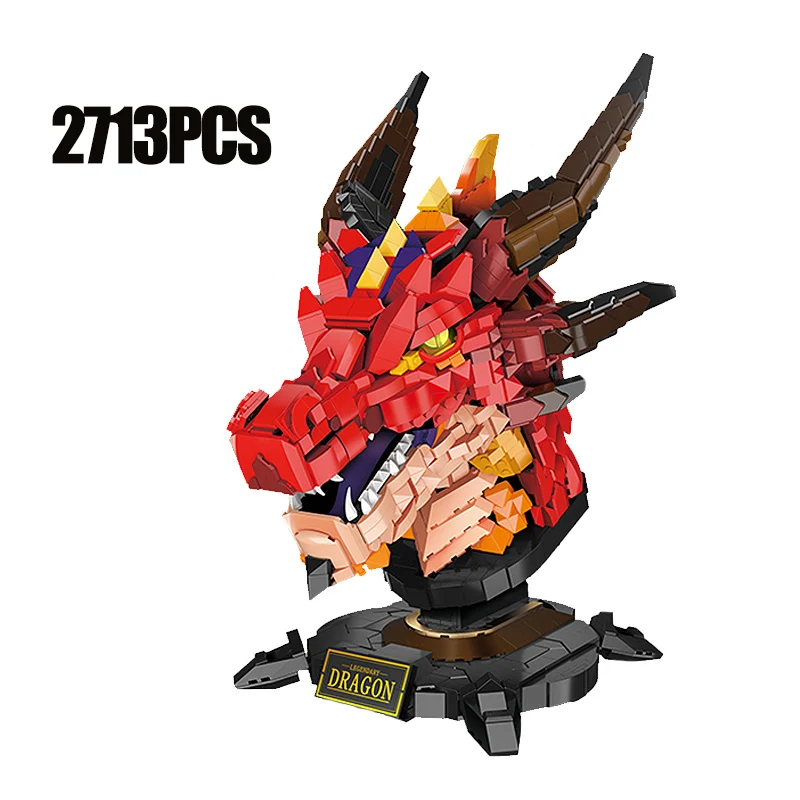 2022 New Creative Red Western Dragon Figure Model Building Block 2713pcs Famous Idea Home Decoration Bricks Toys Kids Boys Gifts
2022 New Creative Red Western Dragon Figure Model Building Block 2713pcs Famous Idea Home Decoration Bricks Toys Kids Boys Gifts