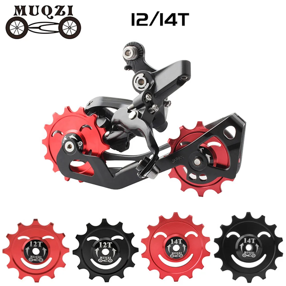 MUQZI MTB Road Bike Guide Wheel 12/14T Jockey Wheel Rear Derailleur Ceramic Bearing Guide Pulley Aluminum Bike Guide Roller
MUQZI MTB Road Bike Guide Wheel 12/14T Jockey Wheel Rear Derailleur Ceramic Bearing Guide Pulley Aluminum Bike Guide Roller