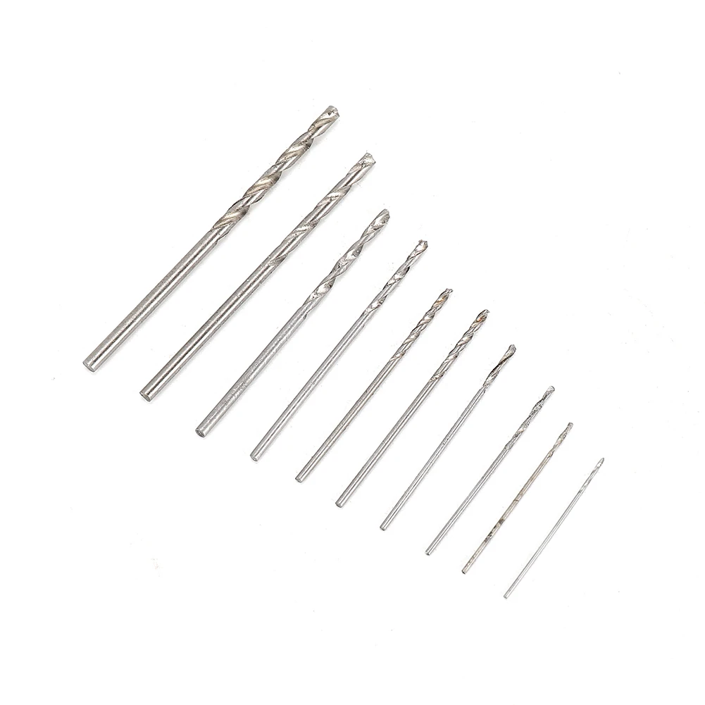 10pcs Micro Hand Drill Bits Twist Wood Chuck 0.8mm-3.0mm HSS Drill Bits For Wood Plastic Rubber Drilling Hole Hand Tools
10pcs Micro Hand Drill Bits Twist Wood Chuck 0.8mm-3.0mm HSS Drill Bits For Wood Plastic Rubber Drilling Hole Hand Tools
