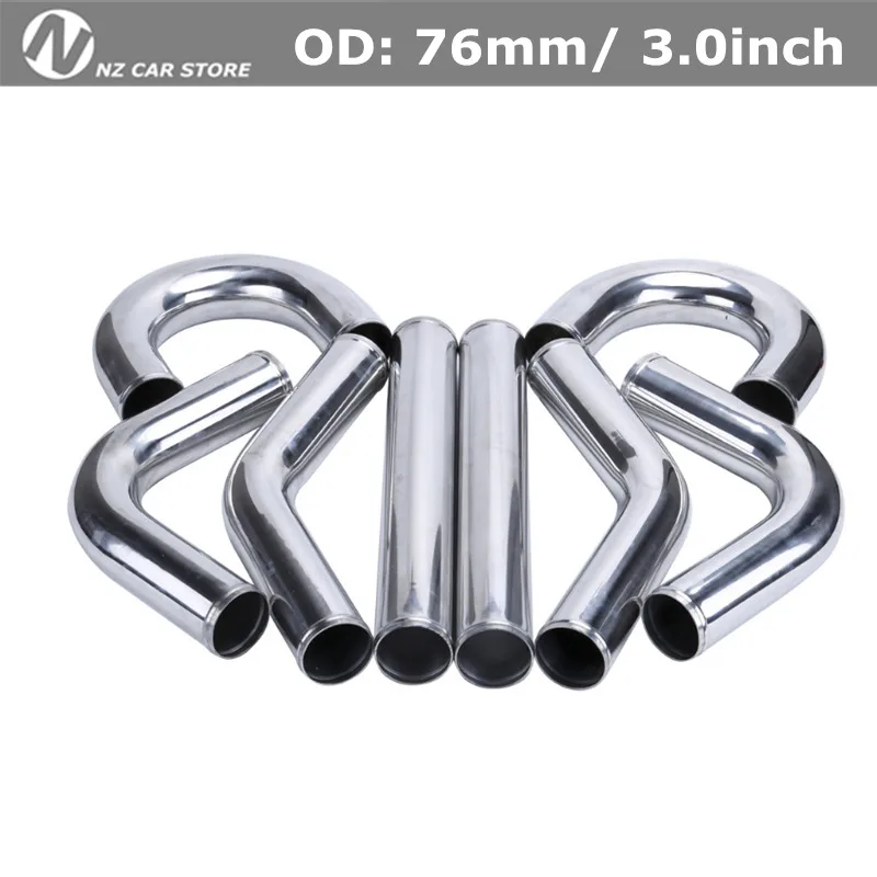 76mm 3" inch Aluminum Tube Air Intake Pipe for Racing Car Intercooler 0/45/90/180 Degree L J U S Type Length 500mm Universal
76mm 3" inch Aluminum Tube Air Intake Pipe for Racing Car Intercooler 0/45/90/180 Degree L J U S Type Length 500mm Universal