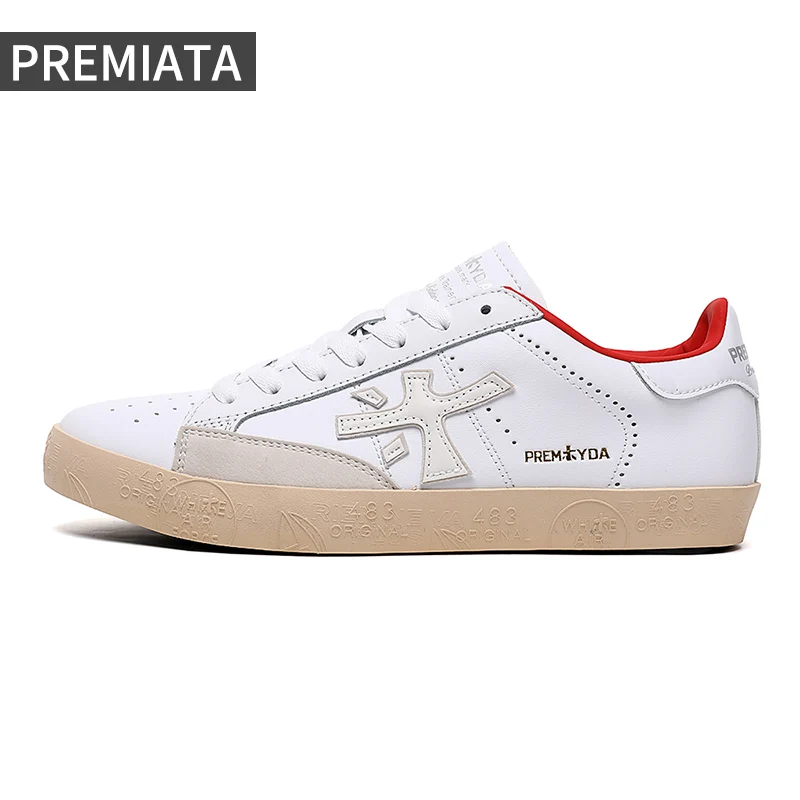 PREMIATA Men's Shoes Retro Light Luxury Casual Fashion Small White Shoes Leather Stitching Street Sports Skateboard Shoes
PREMIATA Men's Shoes Retro Light Luxury Casual Fashion Small White Shoes Leather Stitching Street Sports Skateboard Shoes