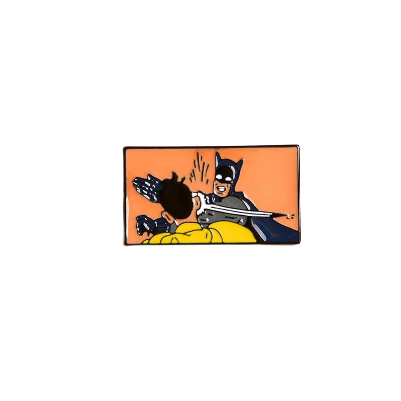 Marvel Anime Movie Peripheral Fashion Badge Cartoon Batman Metal Brooch Personality Clothes Bag Creative Pendant Ornament
Marvel Anime Movie Peripheral Fashion Badge Cartoon Batman Metal Brooch Personality Clothes Bag Creative Pendant Ornament