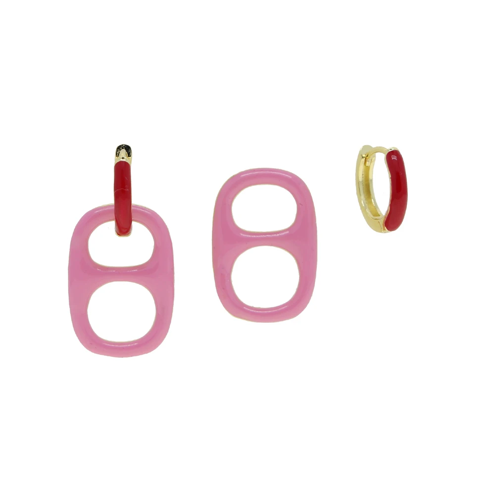 Hot Sale One Pair Rainbow enamel Nose Drop Earrings for Women Copper Trend Fashion Small Zircon Hoop Earrings Jewelry Gifts
Hot Sale One Pair Rainbow enamel Nose Drop Earrings for Women Copper Trend Fashion Small Zircon Hoop Earrings Jewelry Gifts