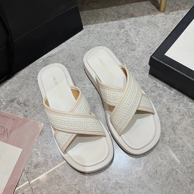Women Sandals Summer 2023 braided platform Sandals Female Casual shoes of women socofy Retro Sandalis woman
Women Sandals Summer 2023 braided platform Sandals Female Casual shoes of women socofy Retro Sandalis woman