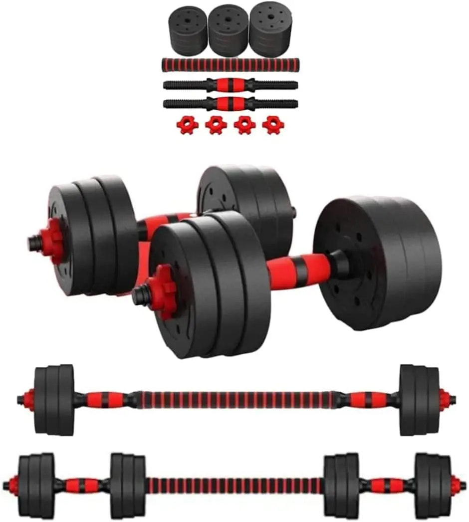 Barbell Set with Connecting Rod 10kg/22Lb - Adjustable Dumbbells, Training Set for Men and Women. Body Workout Home Gym (10kg/22
Barbell Set with Connecting Rod 10kg/22Lb - Adjustable Dumbbells, Training Set for Men and Women. Body Workout Home Gym (10kg/22