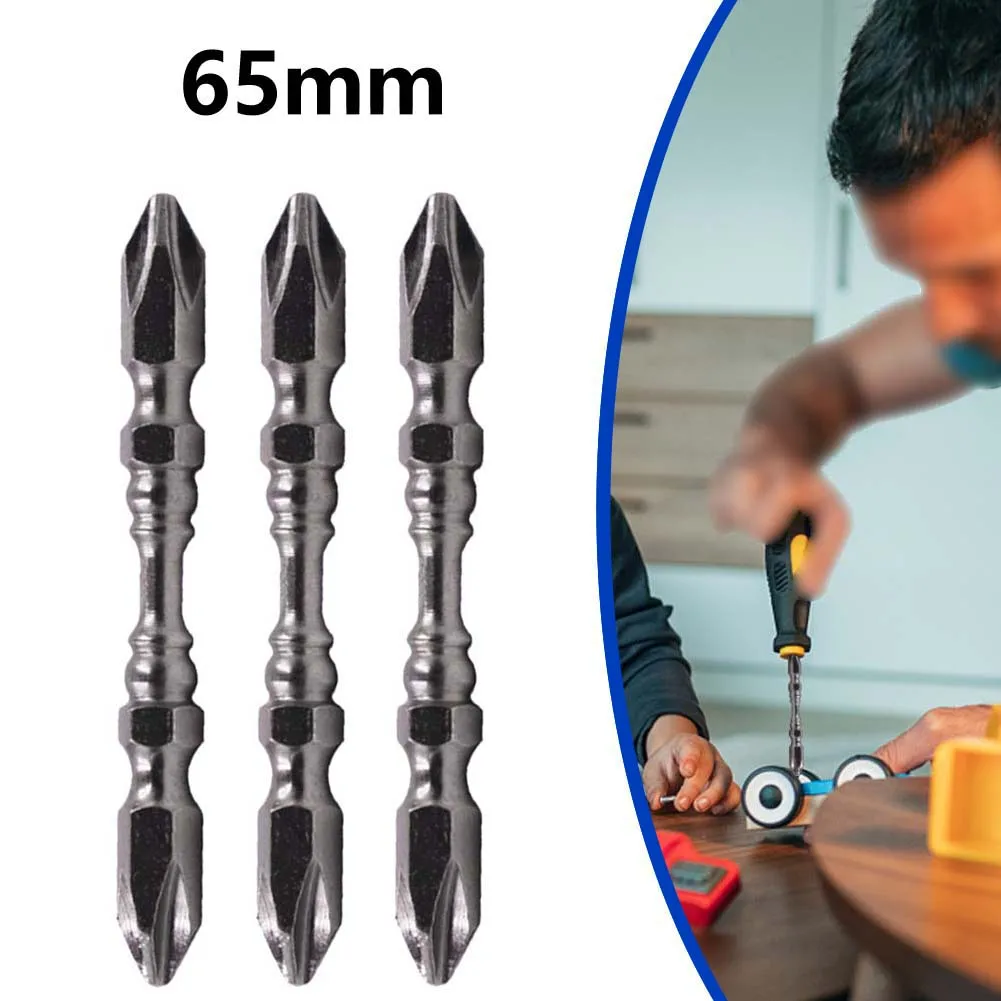 3pcs 65mm Screwdriver Bit Set Magnetic Screwdriver Double Head Metal Screwdriver For Electric Drill Screw Driver Power Tools
3pcs 65mm Screwdriver Bit Set Magnetic Screwdriver Double Head Metal Screwdriver For Electric Drill Screw Driver Power Tools